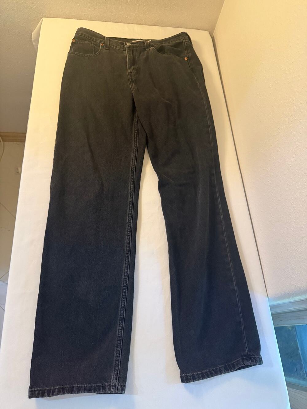 Levi’s Low Pro Straight Jeans Women’s 27 Black 90s Relaxed Denim